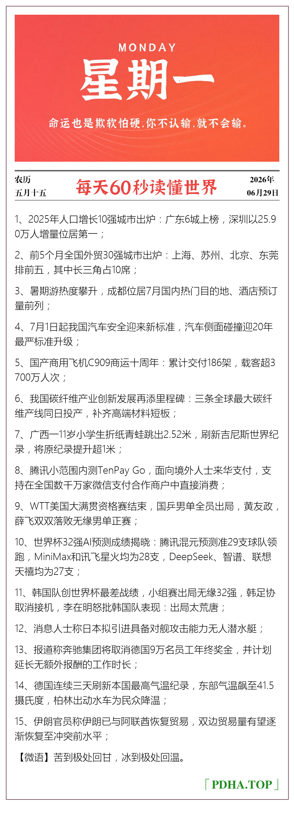每日60s资讯图