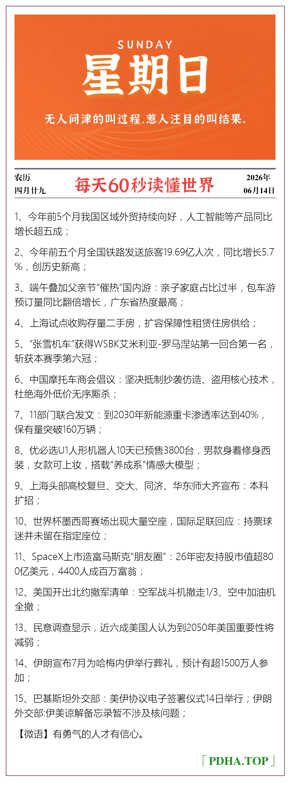 每日60s资讯图